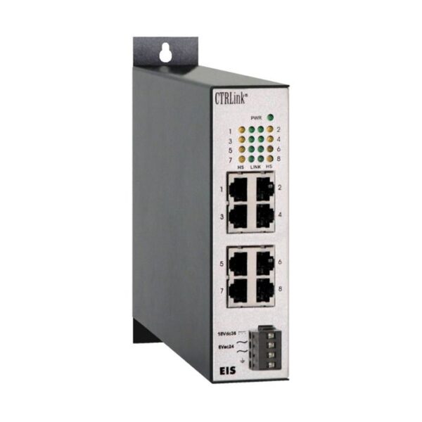 4-Port 10/100Mbps 2-Port SM SC-fiber UL-864 EIS Switch