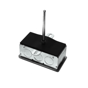 20,000 Ohm Thermistor, Duct, 4", Galvanized Enclosure