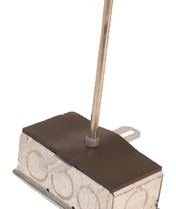 1,000 Ohm Nickel RTD, Duct, 8", Galvanized Enclosure