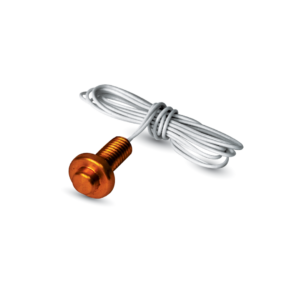 100,000 Ohm Thermistor, Flush Mount Button, Brass