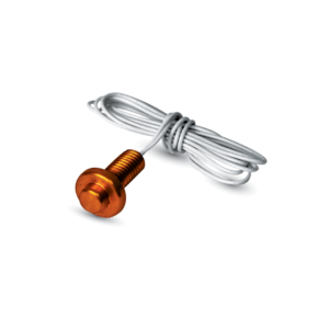 20,000 Ohm Thermistor, Flush Mount Button, Brass