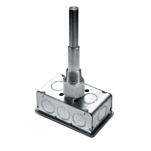 10,000 Ohm Thermistor (Type II), Immersion, Machined Well, 4", Galvanized Enclosure