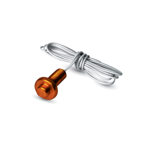 1,000 Ohm Nickel RTD, Flush Mount Button, Brass