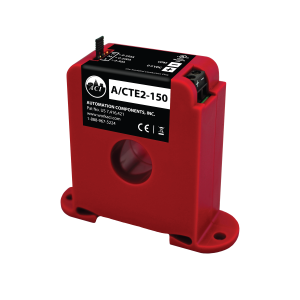 Analog Current Sensor, 0-5 VDC, DIN Rail, Solid Core, 0-50, 0-100, 0-150 Amp (Default)