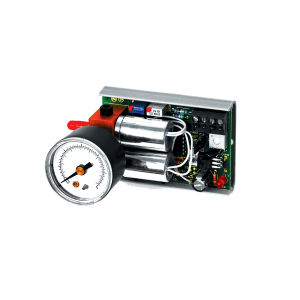 Analog Input (0-5VDC), Pressure Output (0-15PSI), Single Valve, 0.005" Bleed Orifice, Gauge, (0-10V, 0-15V, 0-20mA Selectable)