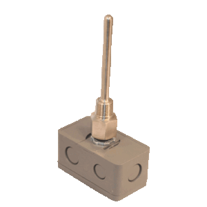 1,000 Ohm Nickel RTD, Immersion, Welded Well, 4", Plastic Enclosure