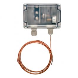 01DTS-504 Low Temperature Detection Sensor , switch, auto reset, Probe length10 ft [3 m]