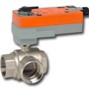 B348+AFRB24 CCV,2",3 Way,37Cv,w/ Spring Return,24V,On/Off