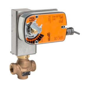 G225B-K+LVX120-3 Globe Valve,1",2 Way,10 Cv,w/ Non-Spring,120V,Floating Point