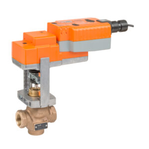 G225B-K+LVKX24-SR Globe Valve,1",2 Way,10 Cv,w/ Electronic Fail-Safe,24V,Modulating
