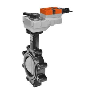 F6125HDU+GRX24-3 Butterfly Valve,5",2 Way,1022Cv,w/ Non-Spring,24V,Floating
