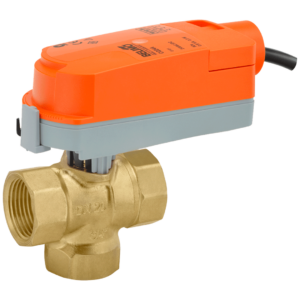 Z3050Q-H+CQKB24-S-LL ZoneTight™,0.5",3 Way,2.7 Cv,w/ Electronic Fail-Safe,24V,On/Off,SW