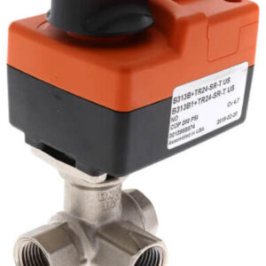 B313B+TR24-3-T US CCV,0.5",3 Way,4.7Cv,w/ Non-Spring,24V,Floating