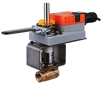 B220VS+NMB24-3-X1 Ball Valve,0.75" ,2 Way,51Cv,w/ Non-Spring,24V,Floating