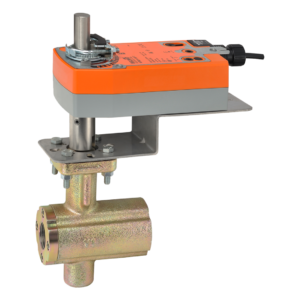 B2100VB-024+NFX24-MFT-S-X1 VBall Valve,1" ,2 Way,24Cv,w/ Spring Return,24V,MFT,SW