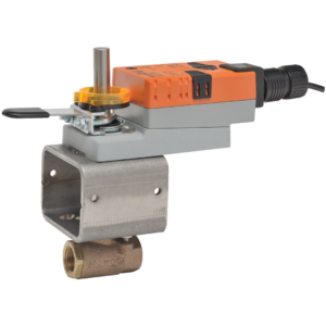 B2050VS-04+LMX24-3-X1 Ball Valve,0.5" ,2 Way,4Cv,w/ Non-Spring,24V,On/Off/Floating Point