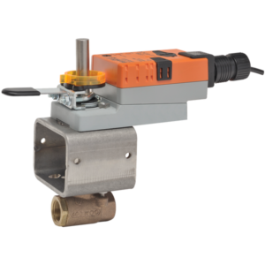 B2050VS-15+LMX24-MFT-X1 Ball Valve,0.5" ,2 Way,15Cv,w/ Non-Spring,24V,MFT