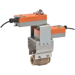 B249VS+2*AFX24-MFT-S-X1 Ball Valve,2" ,2 Way,108Cv,w/ Spring Return,24V,MFT,SW