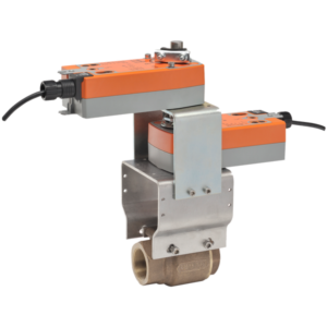 B249VSS+2*AFX24-MFT-S-X1 Ball Valve,2" ,2 Way,108Cv,w/ Spring Return,24V,MFT,SW