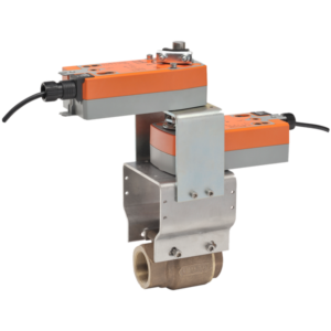 B239VS+2*AFX24-MFT-X1 Ball Valve,1.5" ,2 Way,84Cv,w/ Spring Return,24V,MFT