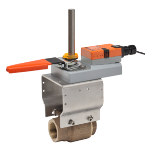 B240VS+GMB24-3-X1 Ball Valve,1.5",2 Way,177 Cv,w/ Non-Spring,24V,On/Off/Floating