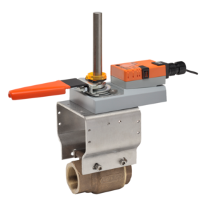 B224VSS+AMB24-3-X1 Ball Valve,1" ,2 Way,43Cv,w/ Non-Spring,24V,Floating