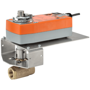 B219VSS+NFBUP-X1 Ball Valve,0.75" ,2 Way,30Cv,w/ Spring Return,24 -240V,On/Off