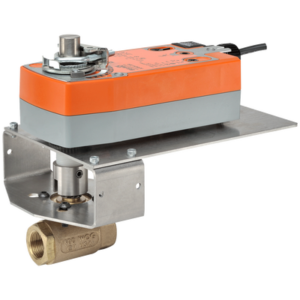 B224VSS+AFBUP-X1 Ball Valve,1" ,2 Way,43Cv,w/ Spring Return,24 -240V,On/Off