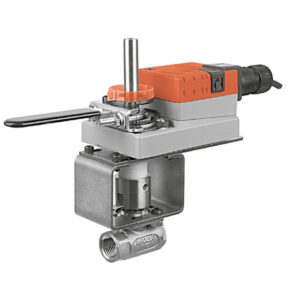 B219VS+NMX24-3-X1 Ball Valve,0.75" ,2 Way,30Cv,w/ Non-Spring,24V,Floating