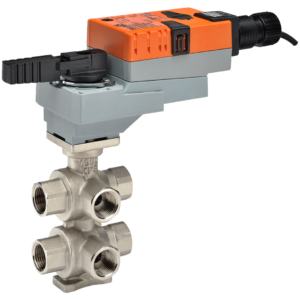 B315-029-046+LRB24-SR CCV,0.5",6 Way,0.29,0.46 Cv,w/ Non-Spring,24V,Modulating