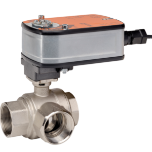 B308+LF120 US CCV,0.5",3 Way,0.46Cv,w/ Spring Return,120V,On/Off