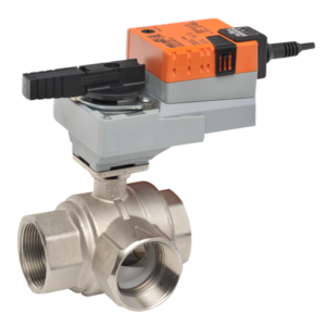 B322+LRQX24-MFT CCV,1",3 Way,7.4Cv,w/ Non-Spring,24V,MFT