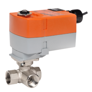 B315B+TFRB24 CCV,0.5",3 Way,10Cv,w/ Spring Return,24V,On/Off