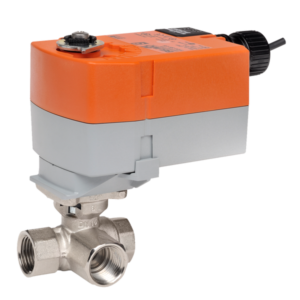 B308+TFRB24-3-S CCV,0.5",3 Way,0.46Cv,w/ Spring Return,24V,Floating,SW