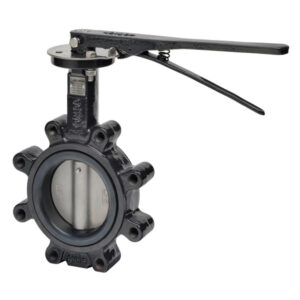 F680HD+HND01 Butterfly Valve,3",2 Way,302 Cv,Manual Handles