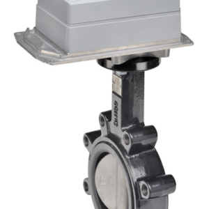 F6125HD+DKRX24-MFT-T Butterfly Valve,5",2 Way,1022 Cv,w/ Electronic Fail-Safe,24V,MFT,NEMA 2