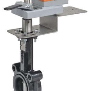 F680HD+GRX24-3 Butterfly Valve,3",2 Way,302Cv,w/ Non-Spring,24V,Floating