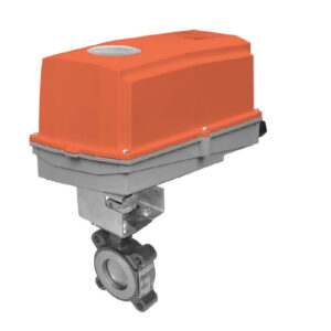 F6100-150SHP+GMX24-MFT-X1 Butterfly Valve,4",2 Way,451Cv,w/ Non-Spring,24V,MFT