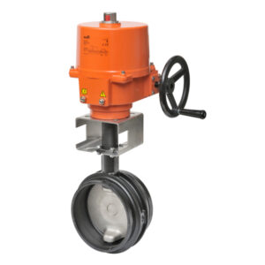 F6300VIC+SY6-110 Butterfly Valve,12",2 Way,9000Cv,w/ Non-Spring,120V,On/Off,SW,NEMA 4XH