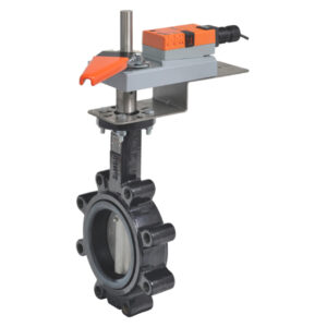 F680HD+GRX24-MFT Butterfly Valve,3",2 Way,302Cv,w/ Non-Spring,24V,MFT