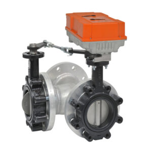 F7200L+PRXUP-3-T-200 Butterfly Valve,8",3 Way,3136Cv,w/Non-Spring,24 -240V,On/Off