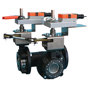 F780-150SHP+2*GMX24-MFT-X1 Butterfly Valve,3",3 Way,228Cv,w/ Non-Spring,24V,MFT