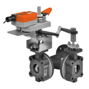 F780-150SHP+GMX24-MFT-X1 Butterfly Valve,3",3 Way,228Cv,w/ Non-Spring,24V,MFT