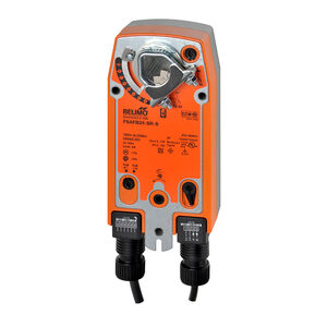FSAFB24-SR-S Fire & Smoke Actuator,180in-lbs [20Nm], Spring return, AC/DC24V, DC2-10V, 2 x SPDT