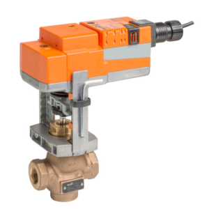 G220S-K+LVB24-3 Globe Valve,0.75",2 Way,7.5 Cv,w/ Non-Spring,24V,Floating