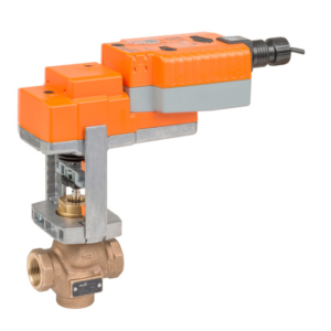 G232S-M+LVKB24-SR Globe Valve,1.25",2 Way,20 Cv,w/ Electronic Fail-Safe,24V,Modulating