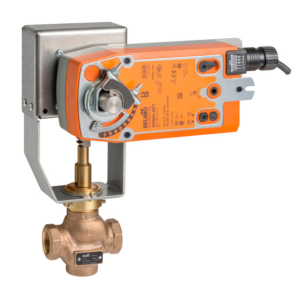 G250S-N+NFX24-MFT-X1 Globe Valve,2",2 Way,40 Cv,w/ Spring Return,24V,MFT