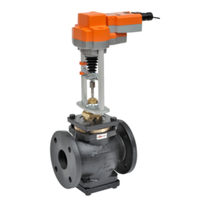 G6100CS+EVX24-SR Globe Valve,4",2 Way,170Cv,w/ Non-Spring,24V,Modulating