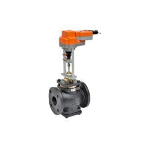 G665CS-250+AVKX24-MFT Globe Valve,2.5",2 Way,65Cv,w/ Electronic Fail-Safe,24V,MFT