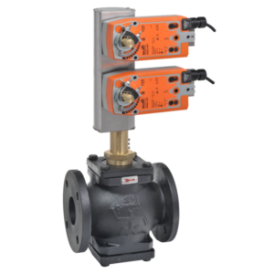 G680C-250+2*AFX24-MFT-X1 Globe Valve,3",2 Way,90Cv,w/ Spring Return,24V,MFT